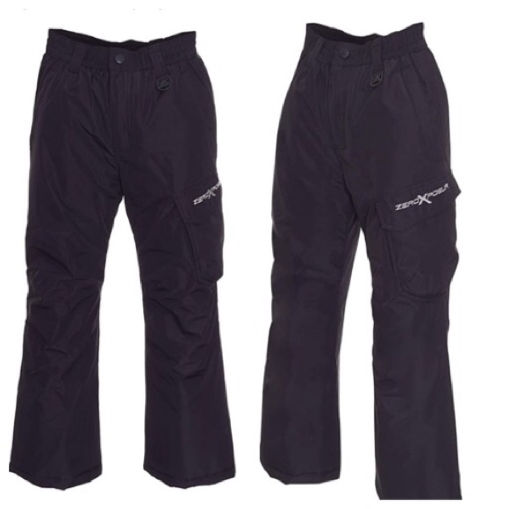 ZeroXposur Boys Snow/ Kids Ski Pants, black S 8